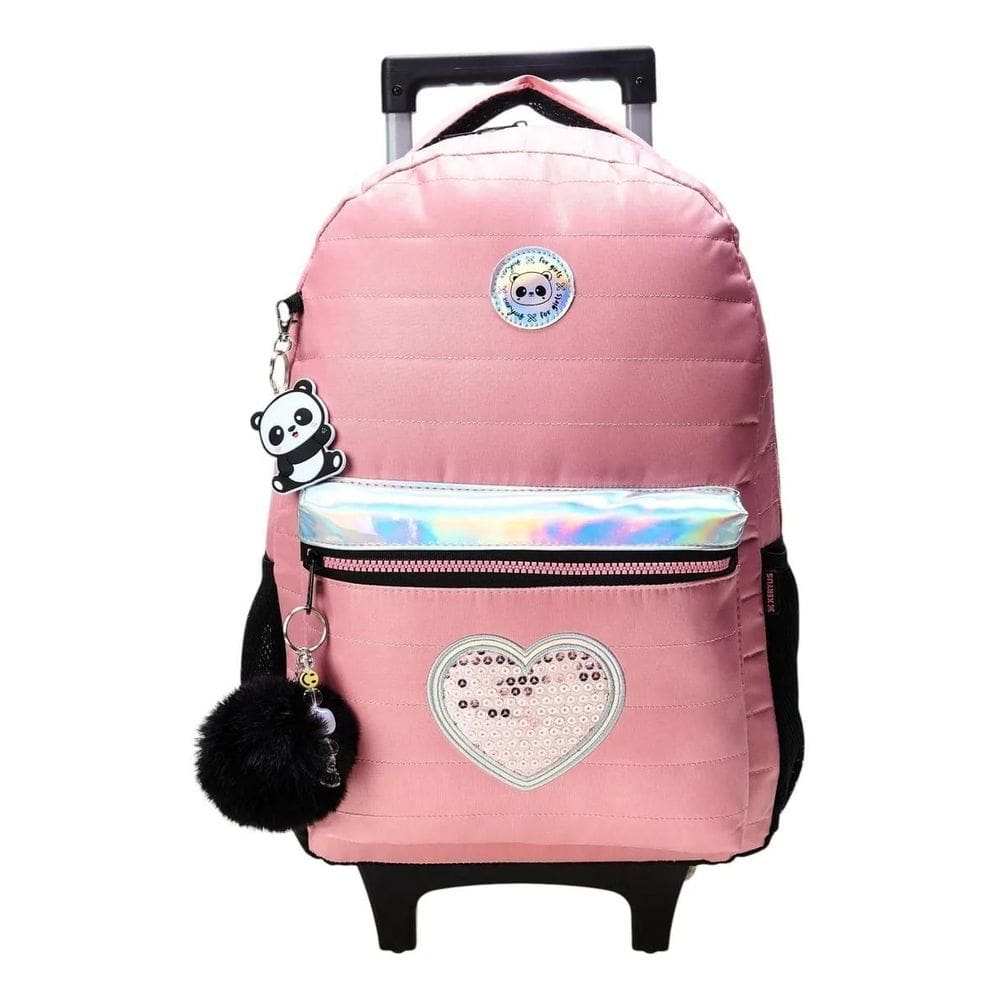 Mochila De Rodinhas Xeryus Tween Panda