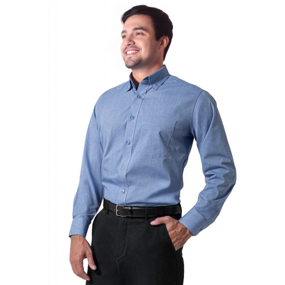 Camisa Dopfil Slim Manga Longa Masculina