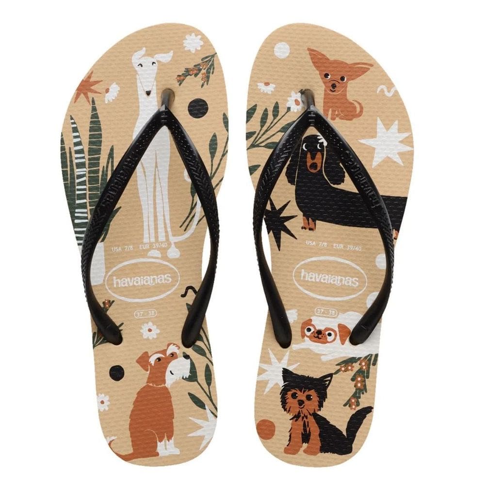 Chinelo de Dedo Havaianas Feminino Slim Pets