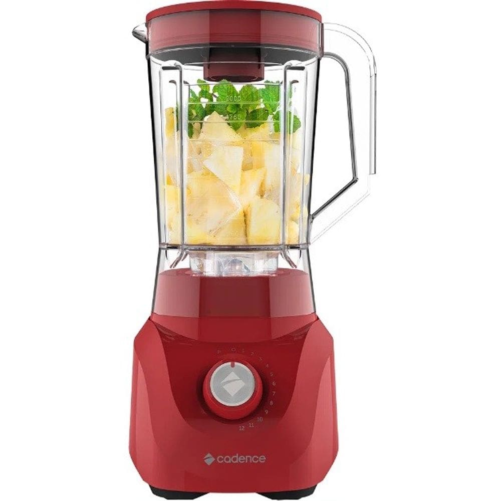 LIQUIDIFICADOR CADENCE ROBOT ULTRA TURBO 3.3L 1000W C/ FILTRO vermelho 220V