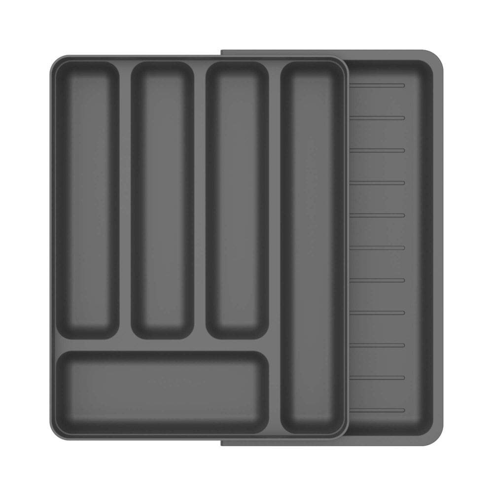 Organizador De Talheres Com Extensor Logic Chumbo - Ou