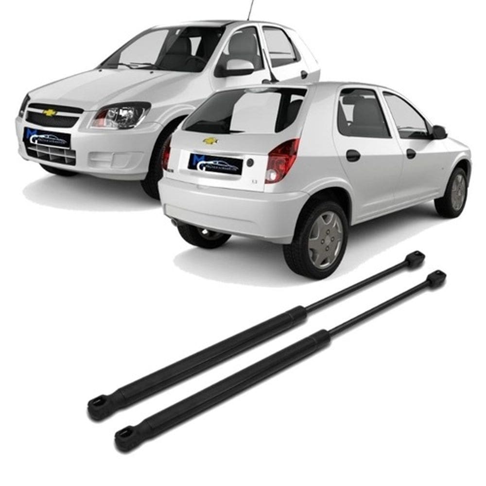 Par Amortecedor Porta Malas Tampa Traseira Palio Celta 2000 a 2014