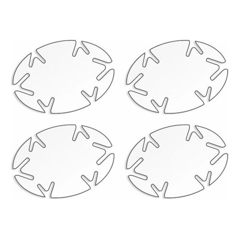 Adesivo Transparente Proteção Maçaneta 4 Portas - Kit
