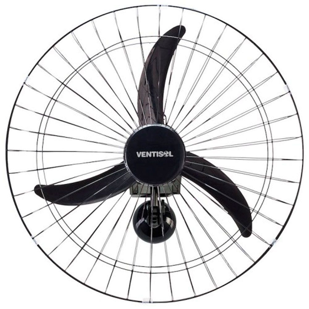 Ventilador De Parede Ventisol Premium 127V 60Cm Preto