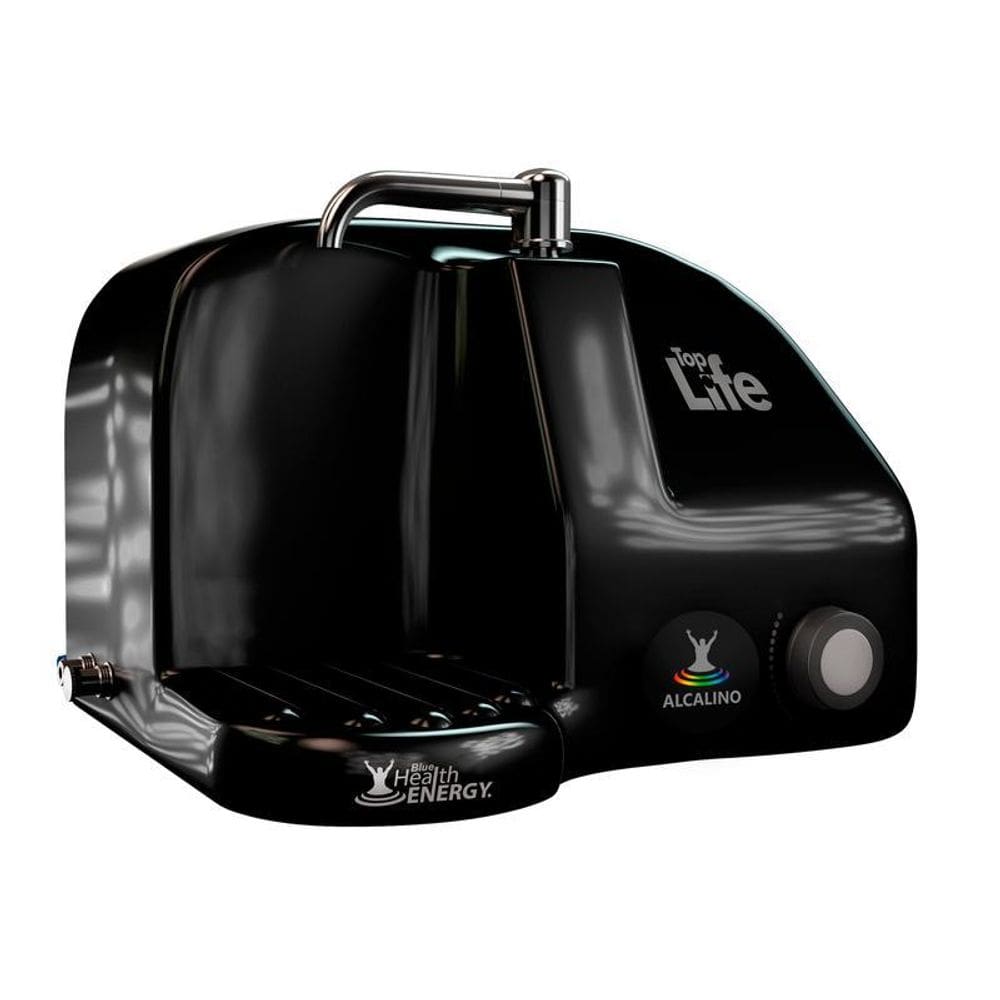 Purif. Água Top Life BlueHe Alcalina/Ozônio - Preto