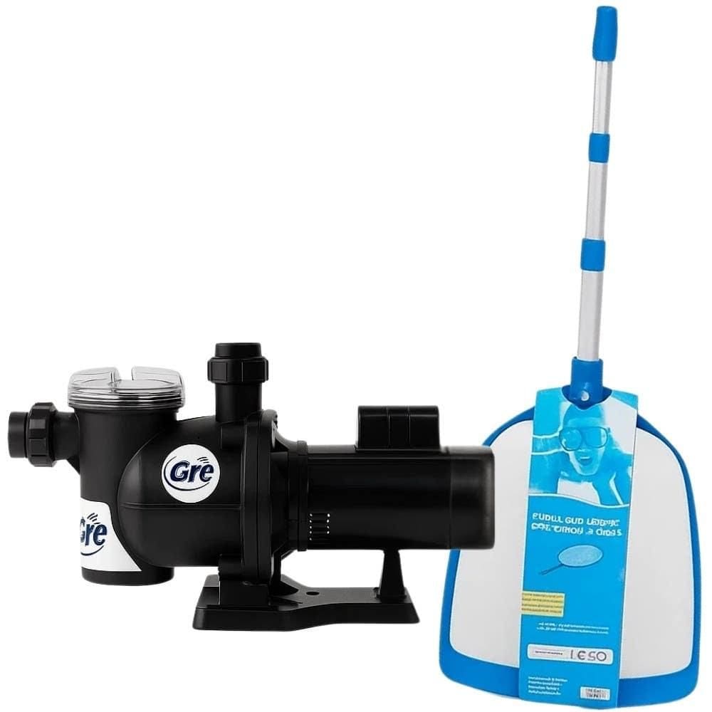 Bomba para Piscina 1 CV com Peneira de Cabo Telescópico FLUIDRA