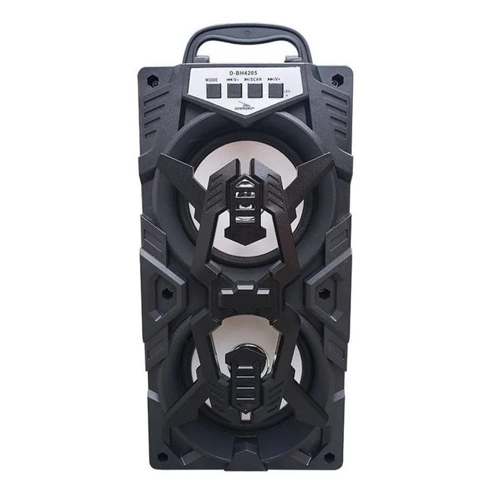 Caixa De Som Bluetooth 10W Grasep D-Bh4205  Preta