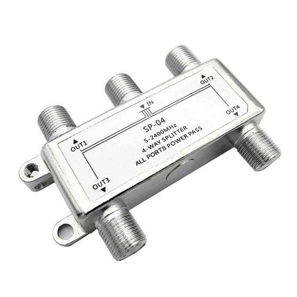 Divisor De Antena 1X4 5-2400Mhz Satelite