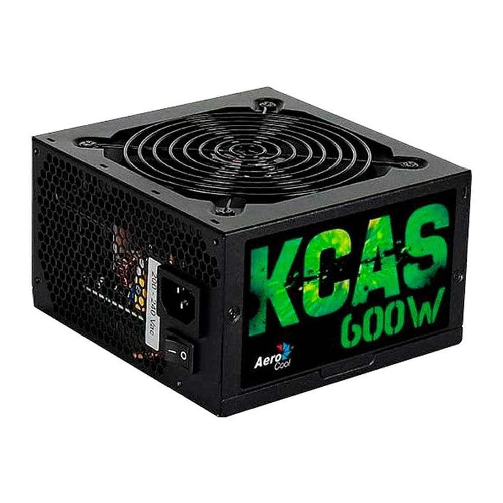 Fonte para PC Aerocool ATX 600W KCAS Sem Cabo - KCAS 600W