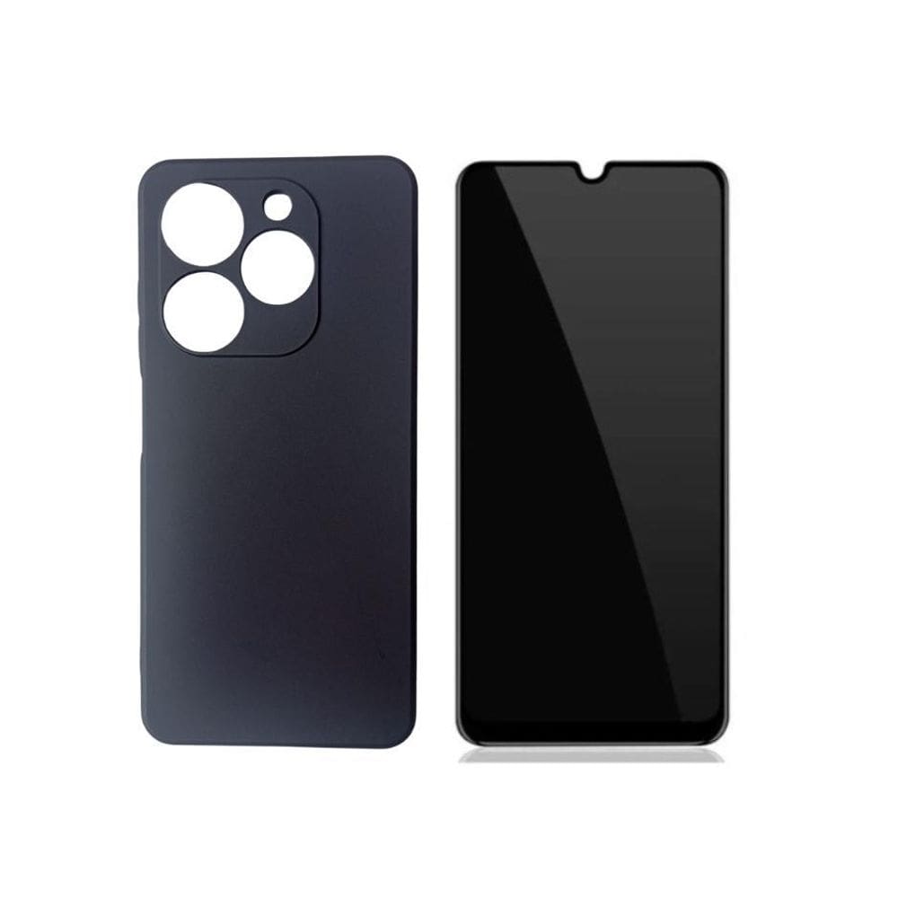 Capa Compatível Para Spark Go 2024 + Pel. Hidrogel Privativa