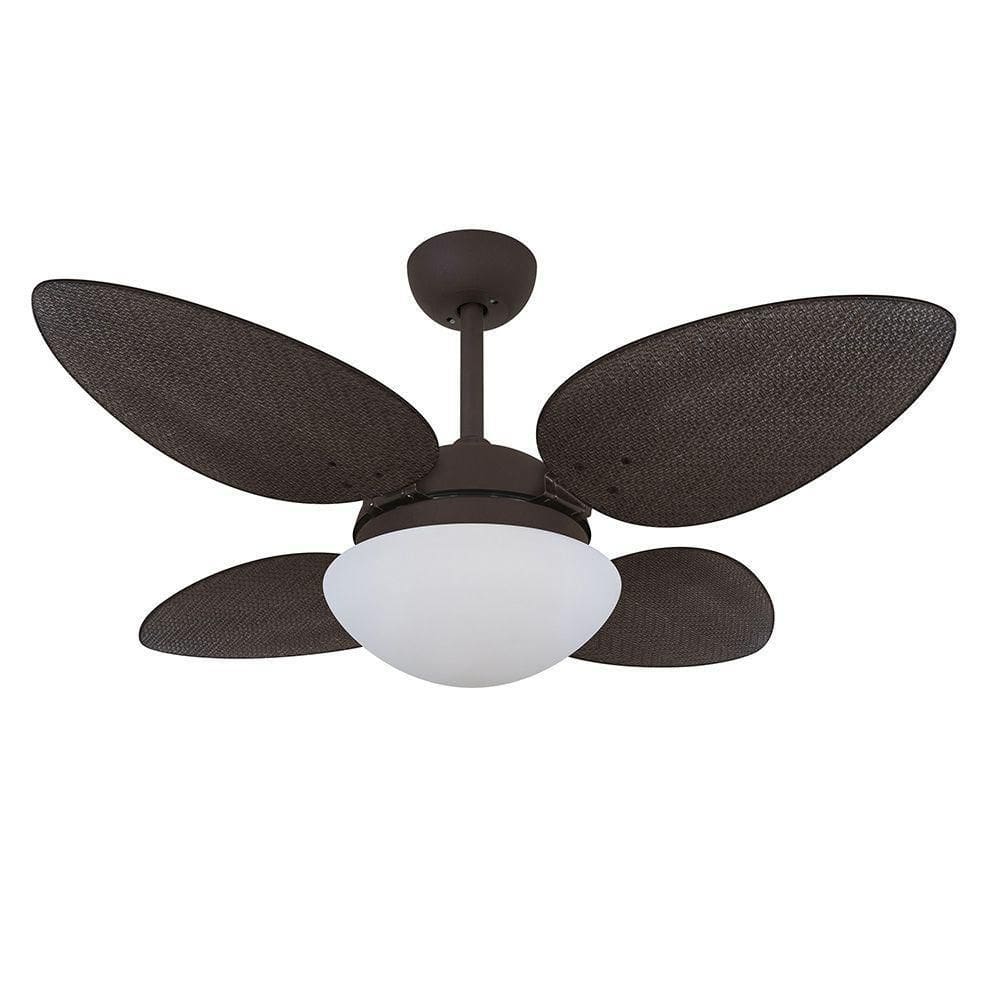 Ventilador Teto Volare Marrom Vd42 Pás Tabaco 110V