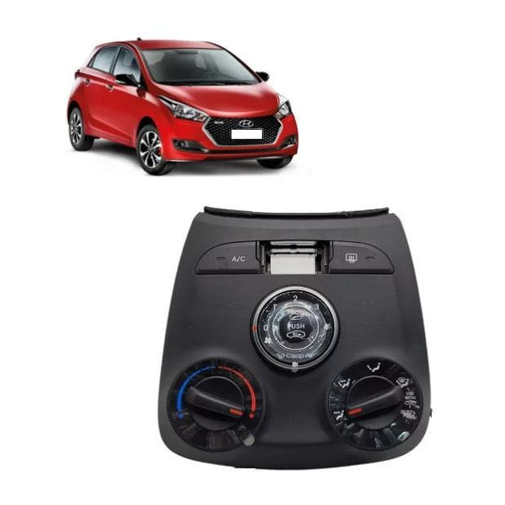 Conjunto De Controle Do Ar Condicionado Hyundai Hb20 Todos 9