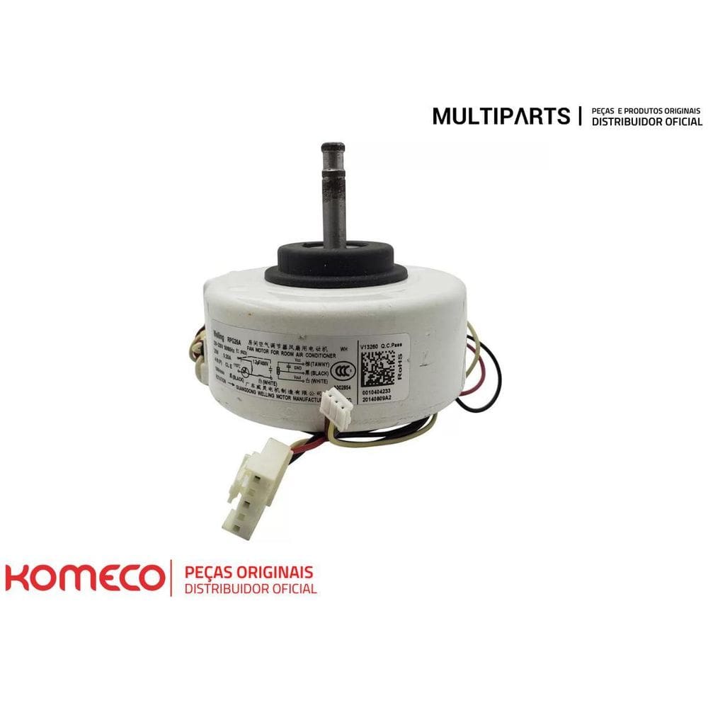 Motor Ventilador Condensadora 0200323428 Ar Split Komeco 900
