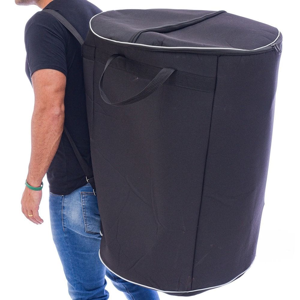Case Capa Bag Bolsa P/ Surdo 18`` Surdão Mochila Acolchoado