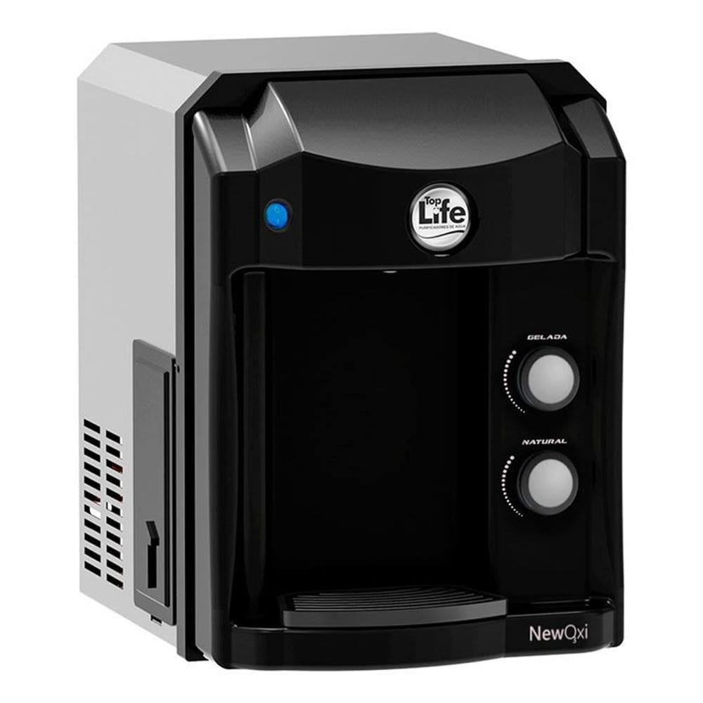 Purificador Água Top Life NewOxi Ozônio 127V - Preto 2L