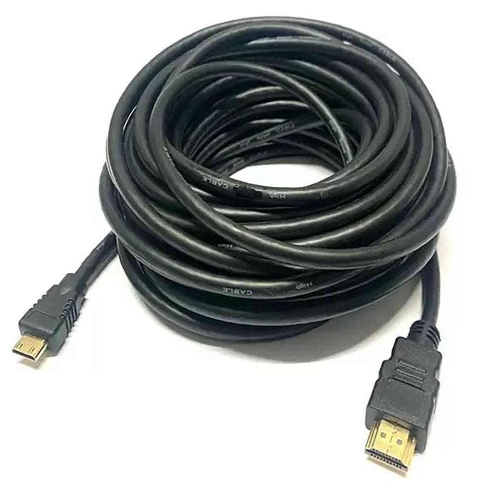 Cabo Mini Hdmi X Hdmi 15 Metros Para Placa De Vídeo Pc