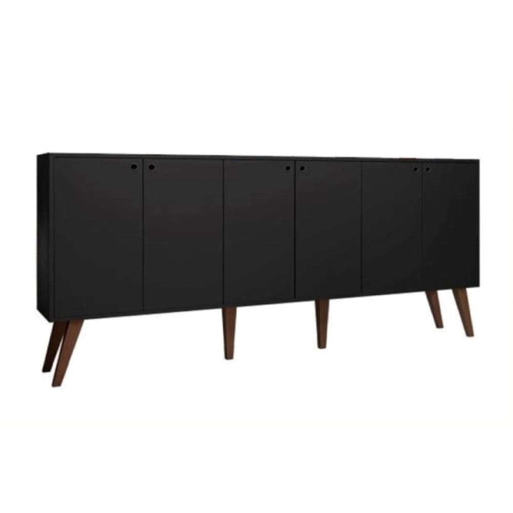 Aparador Buffet Retro Para Sala De Estar 6 Portas Guatemala