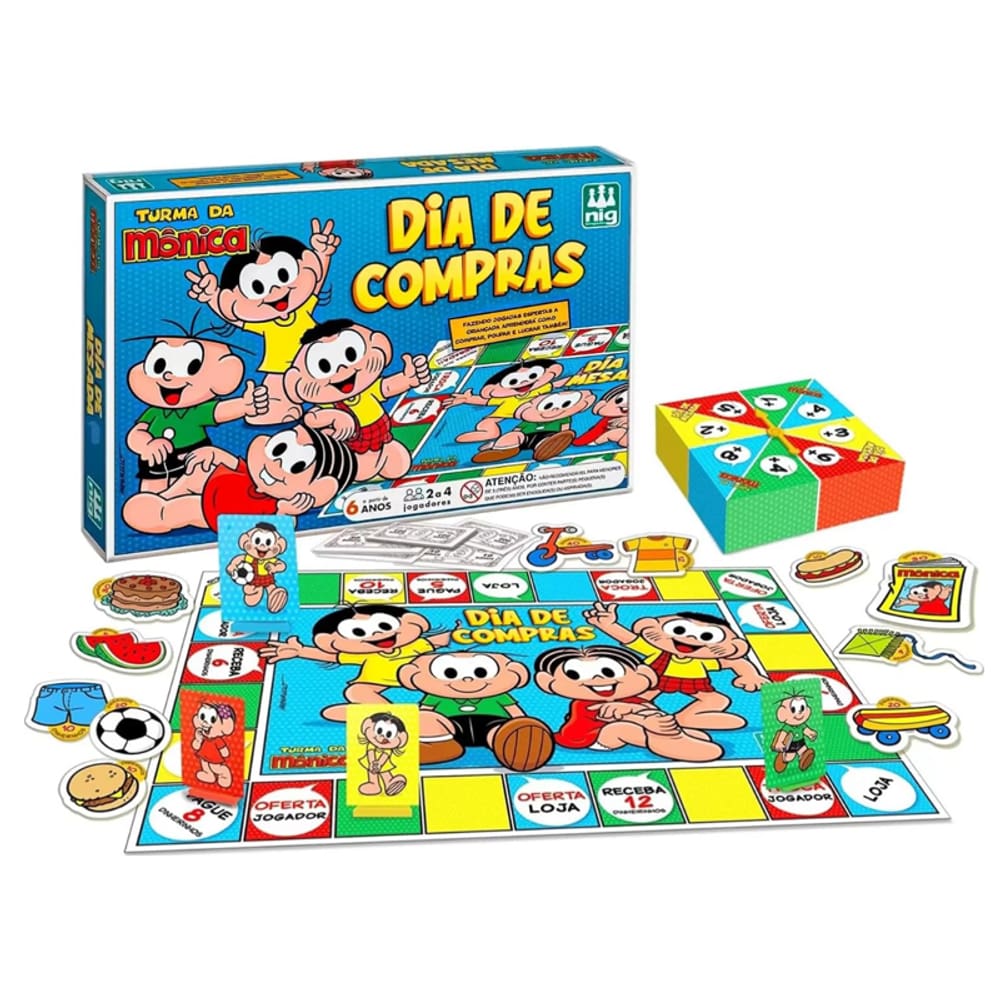 Jogo Dia de Compras Turma da Mônica - Nig