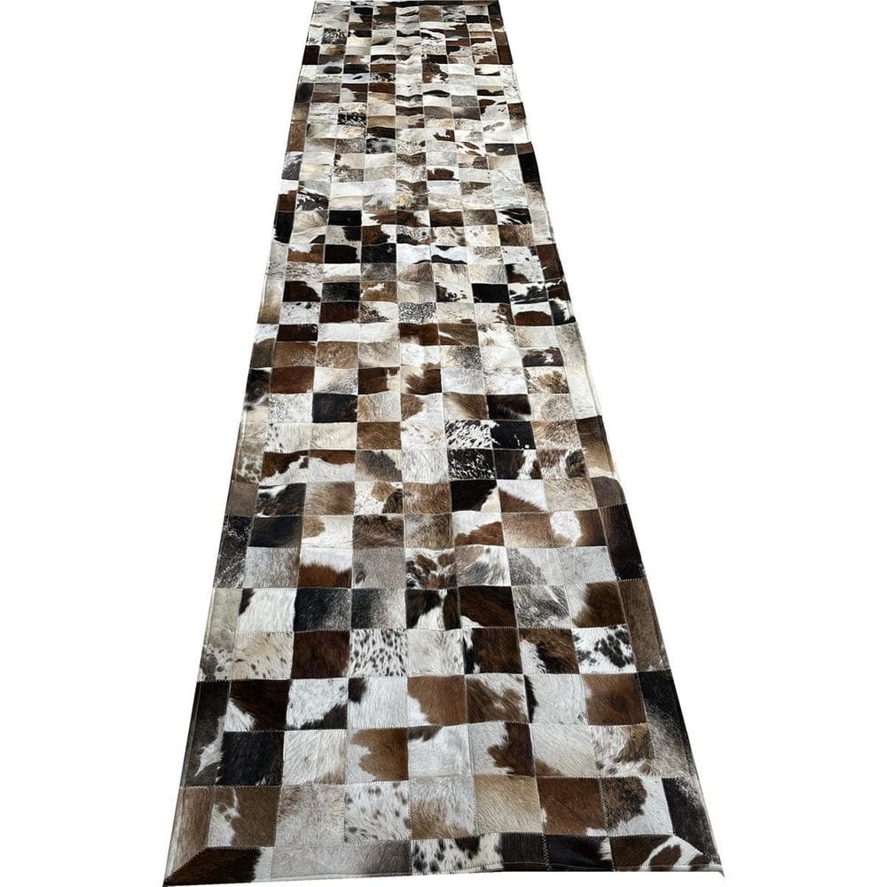 Tapete De Couro Marrom Malhado Escuro 0,80X4,00 C/B Pç 10X10