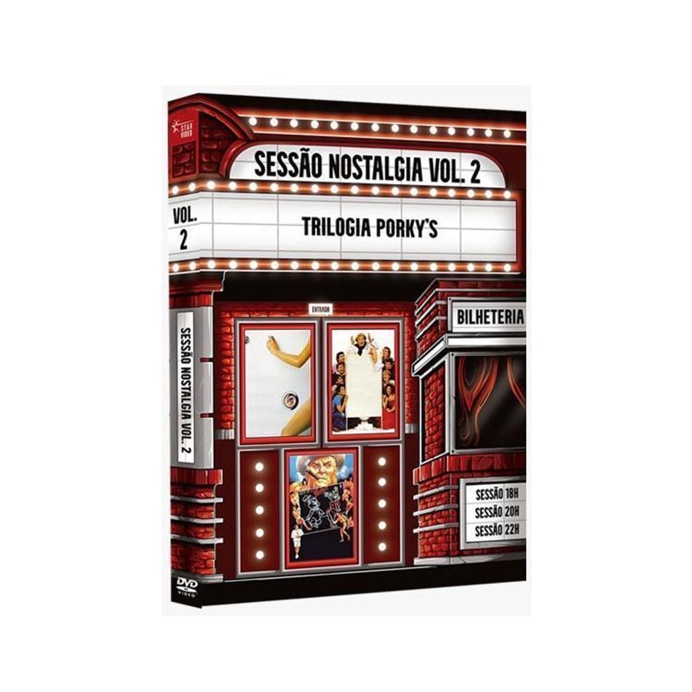 Box Dvd Sessão Nostalgia Volume 2 - Trilogia Porkys Completa