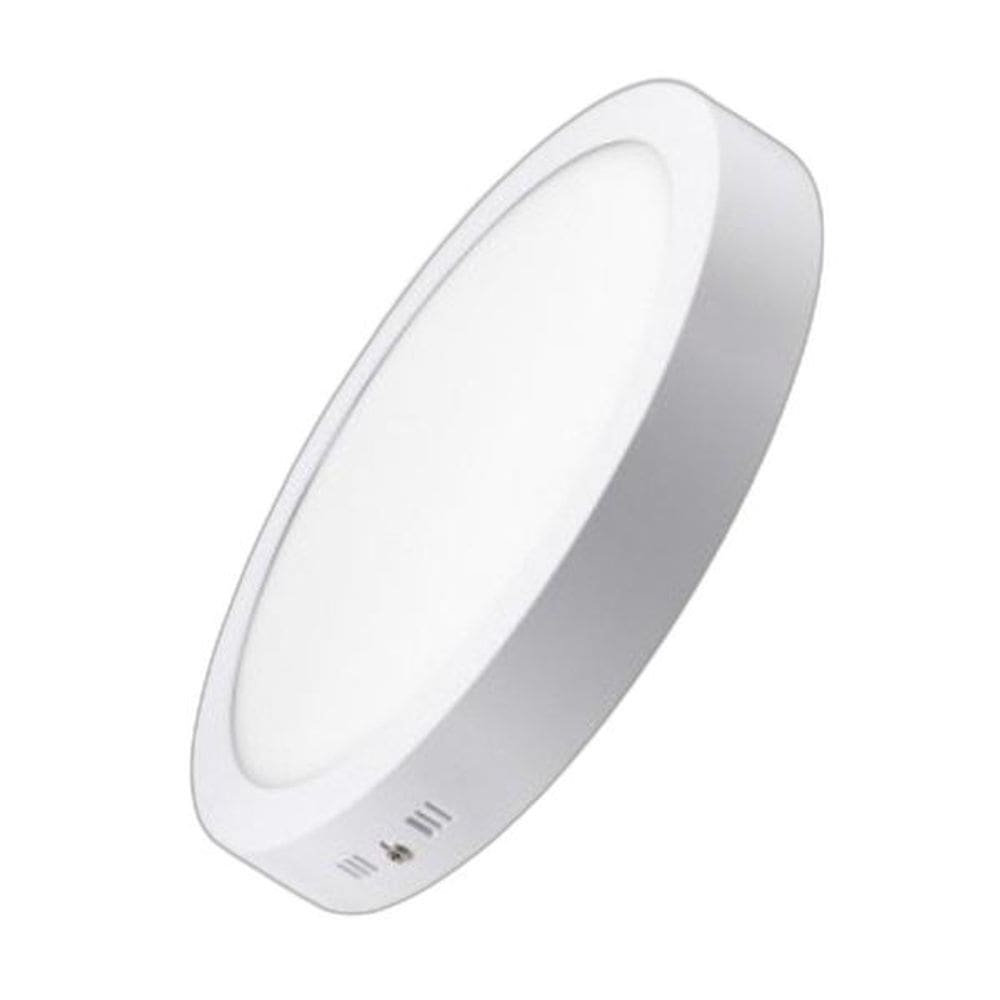 Luminária Plafon Led Redondo Sobrepor  25w Branco Frio