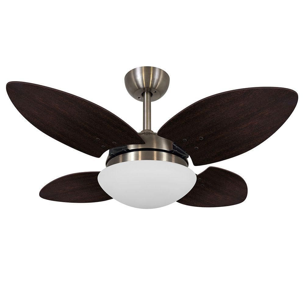 Ventilador Teto Volare Vd28 Mini Bronze 4 Pá 220V