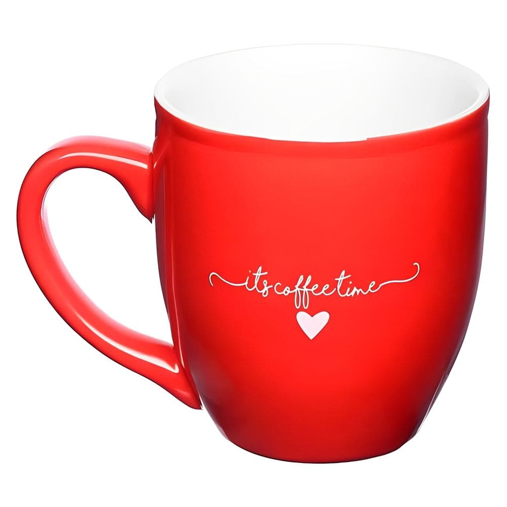 Caneca L`amour em Porcelana Vermelha 300ml