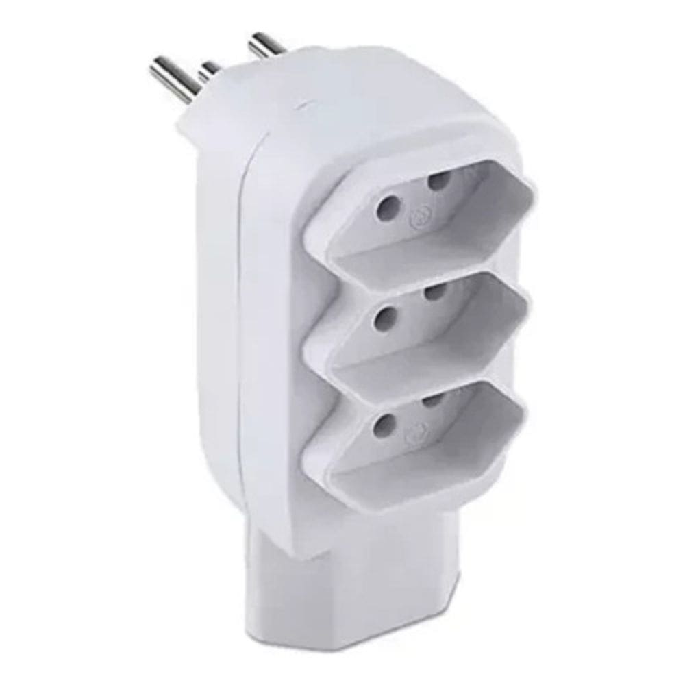 Bejamim Adaptador de Tomadas 4 Saídas Interruptor 3 pinos