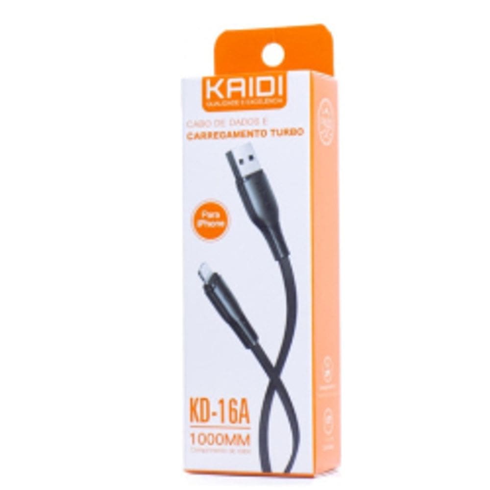 Cabo de Celular Lighting Turbo 3.0a 1000mm