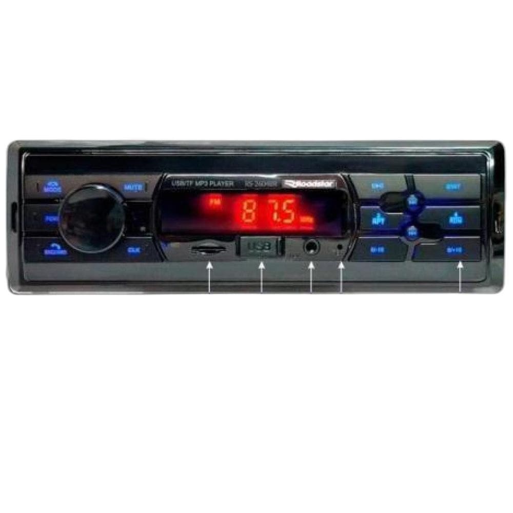 Rádio Usb/Bluetooth Rs-2604Br Roadstar