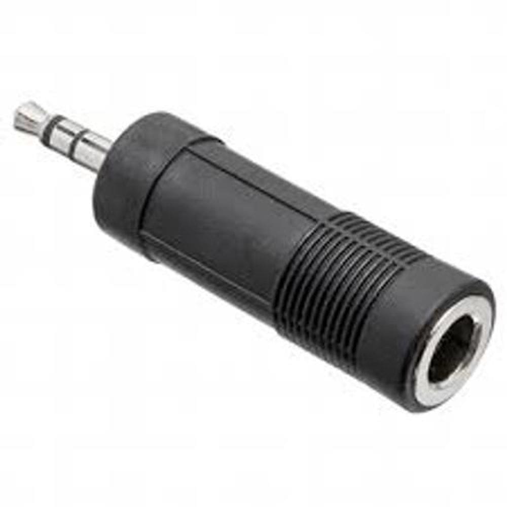 Adaptador De Áudio P10  6.35Mm  Para P2  3.5Mm 