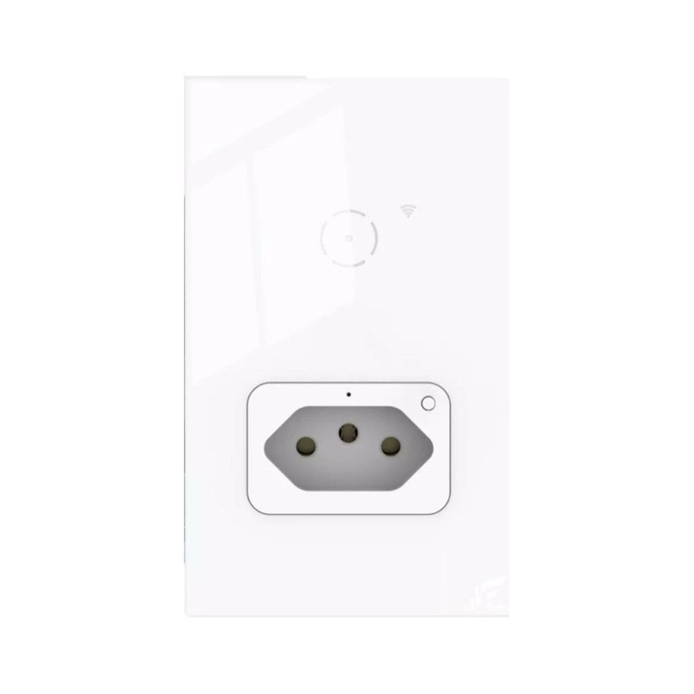 Interruptor Inteligente Wi-Fi 1Tecla + 1Tom Controle voz cel