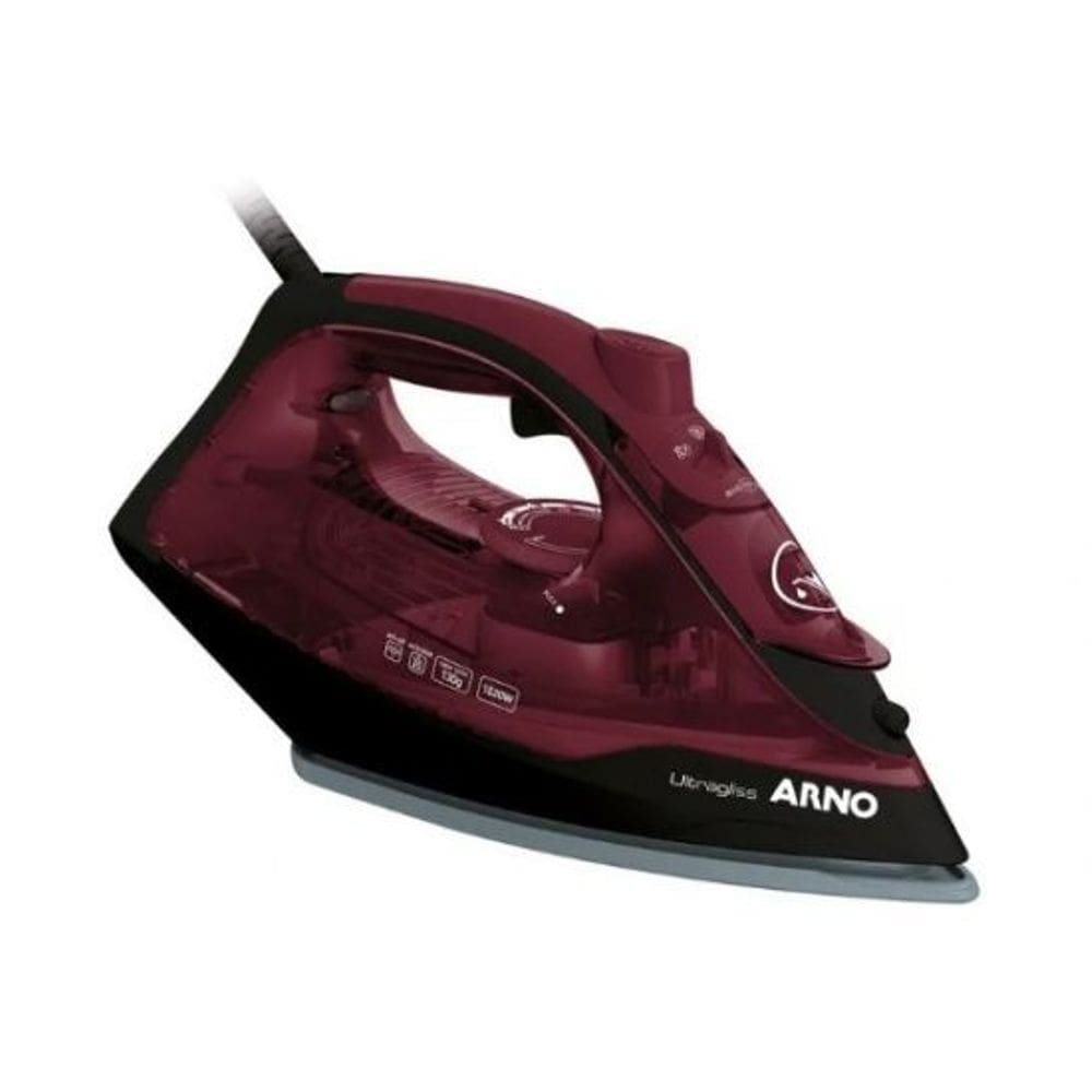 Ferro de Passar Turbo Red Antiaderente 1520W Arno com Spray 220V
