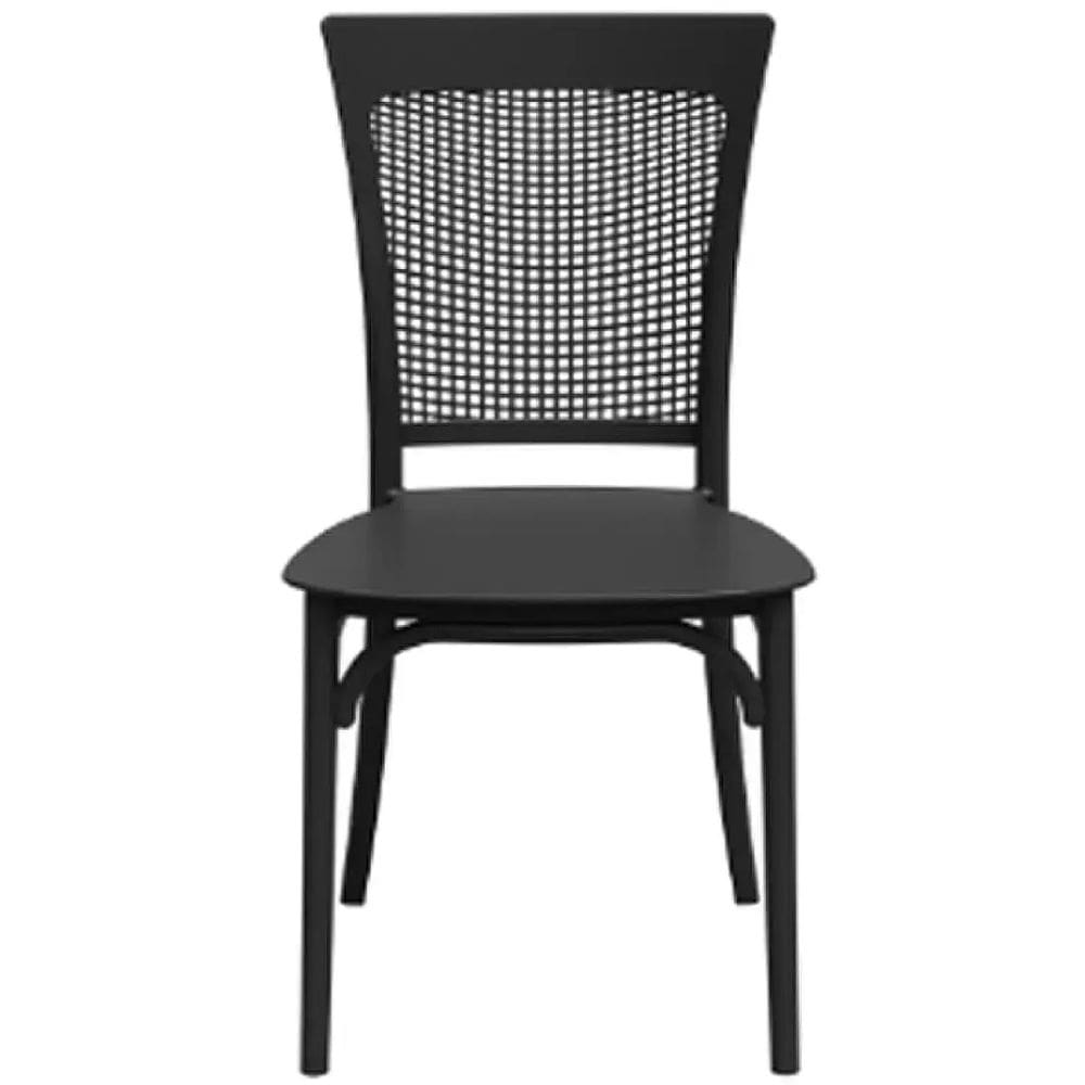Cadeira Robust Palha Forte Plástico Cor Preto