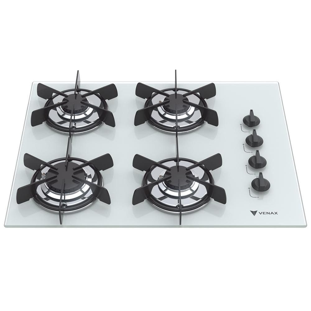 Cooktop a Gas 4 Bocas Venax Volare Branco