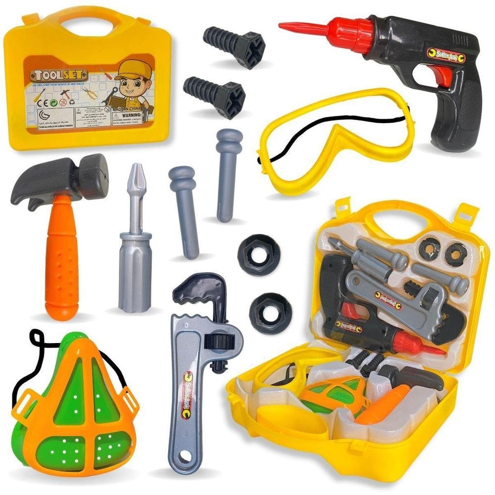 Maleta de Ferramentas Infantil com Furadeira - Europio