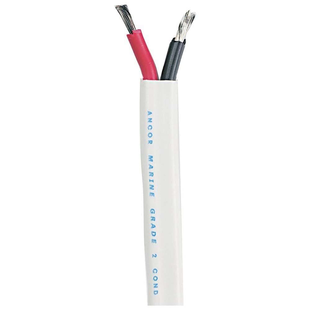 Cabos duplex de grau marinho Ancor 12 AWG 100 pés preto/vermelho
