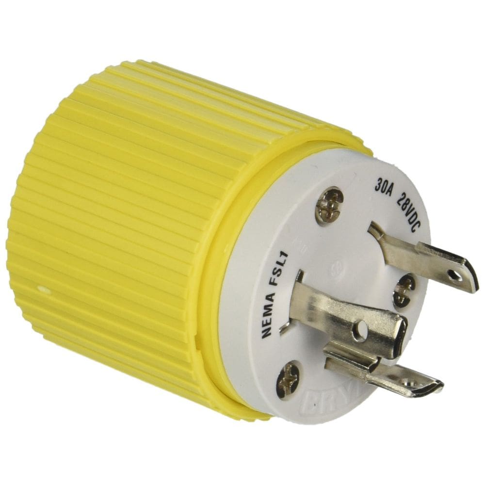 Plugue de bloqueio Hubbell Wiring Systems HBL328DCP 30A 28VDC