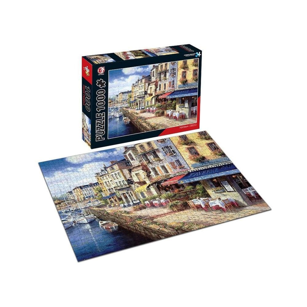 Quebra-cabeça Toynk Venice 1000 peças c/ 70 x 50 cm