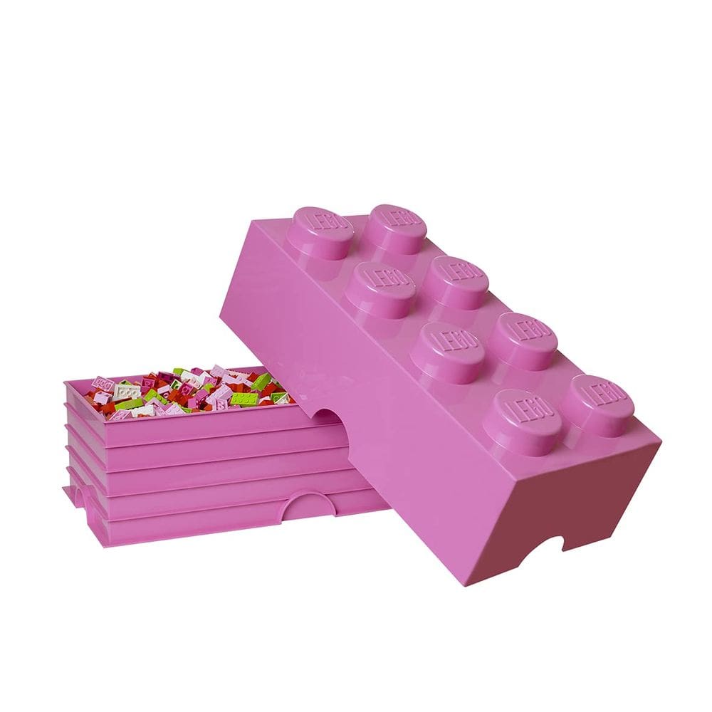 Caixa de armazenamento LEGO Room Copenhagen 8 Bright Pink 4.7L