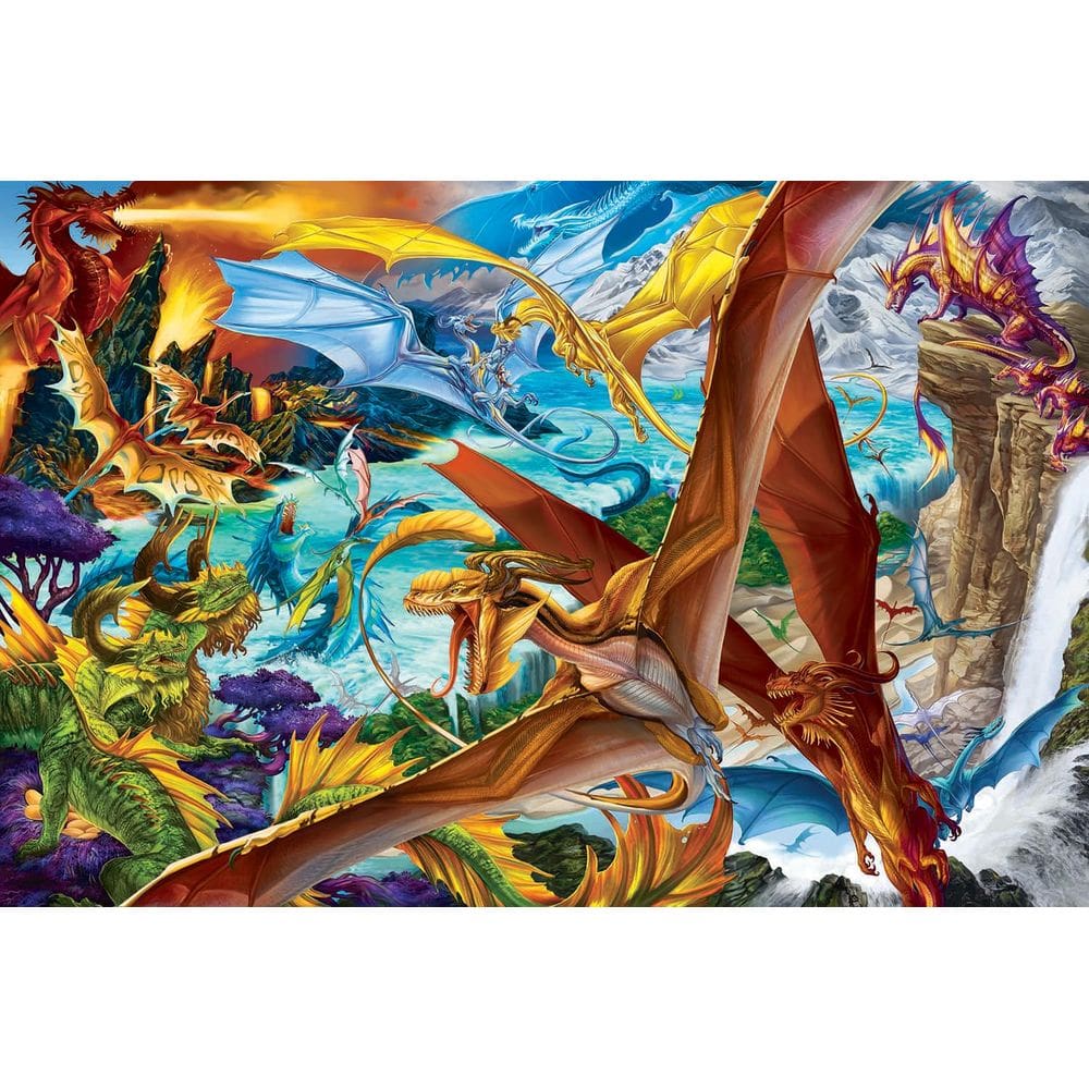 Quebra-cabeça Toynk It`s A Dragon`s World Fantasy 1000 peças