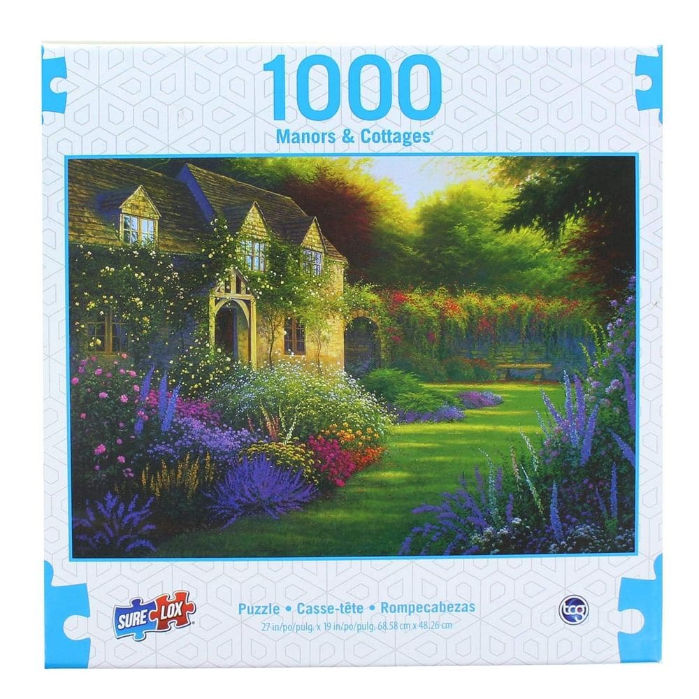 Quebra-cabeça Manors & Cottages 1000 Pieces The Cottage Garden