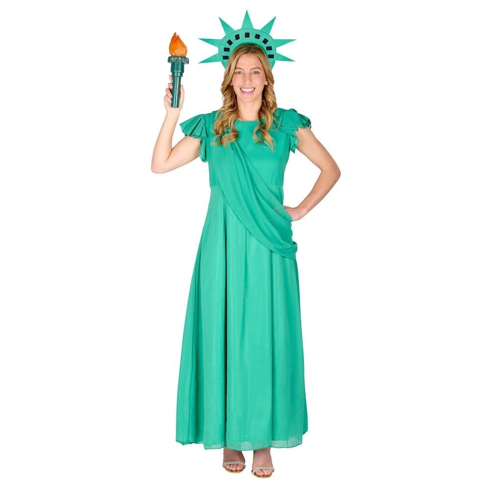 Fantasia Orion Costumes Estátua da Liberdade para adultos, tamanho grande