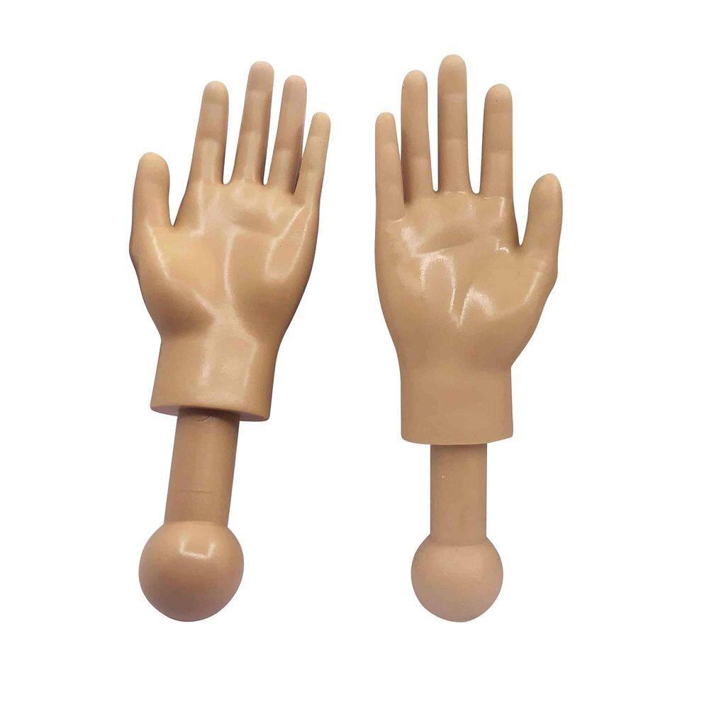Novelty Toys Toynk Tiny Hands bronzeia as mãos esquerda e direita