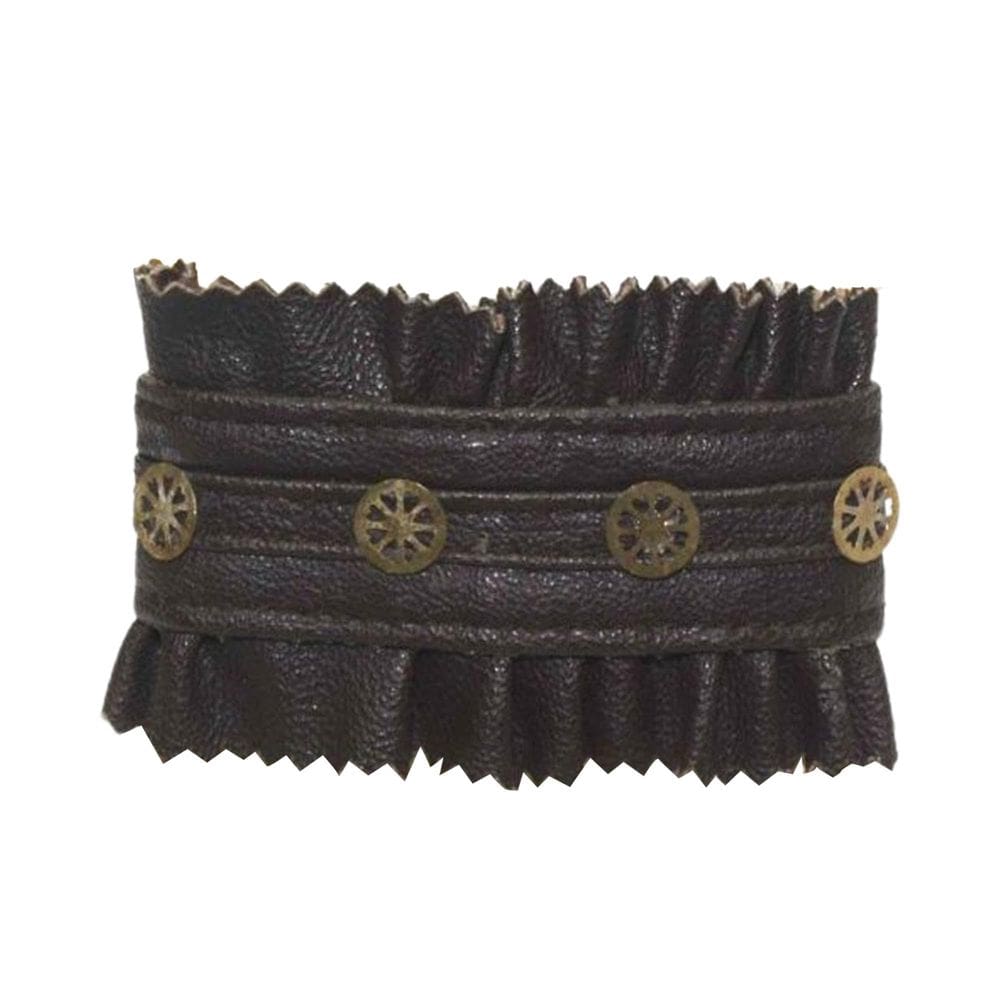 Pulseira Forum Novelties Steampunk Leather and Gears