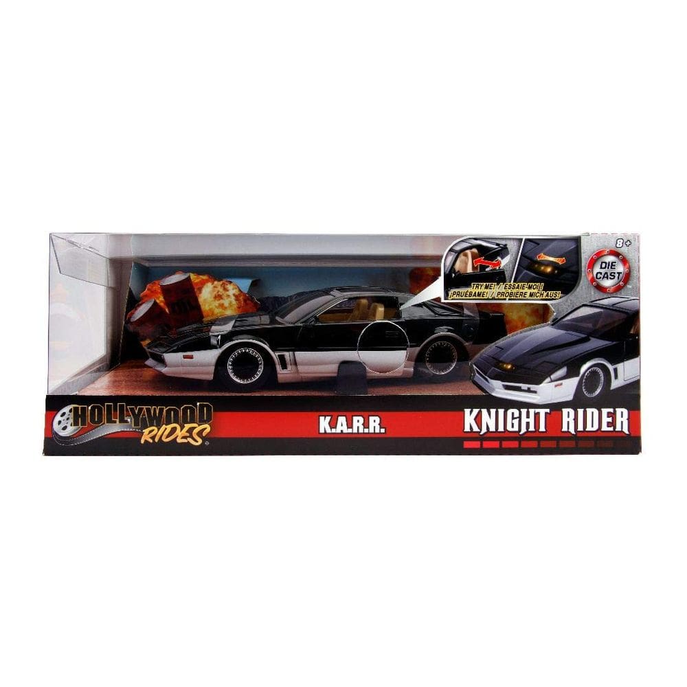 Veículo fundido sob pressão Jada Toys Hollywood Rides Knight Rider