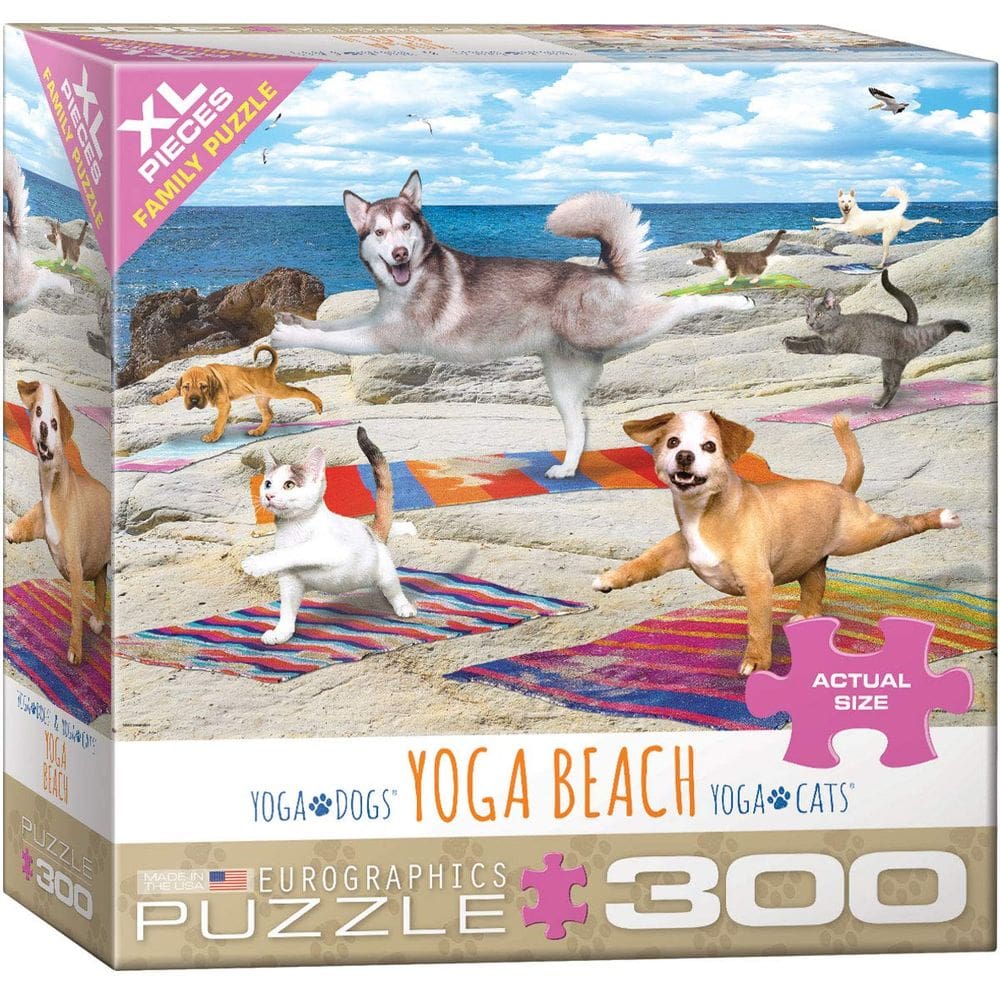 Quebra-cabeça EuroGraphics Yoga Beach 300 peças 8300-5456