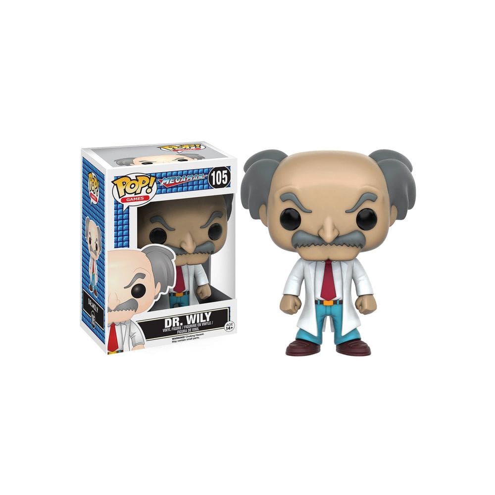 Boneco de ação Funko POP Games Mega Man Dr. Wily 9,5 cm
