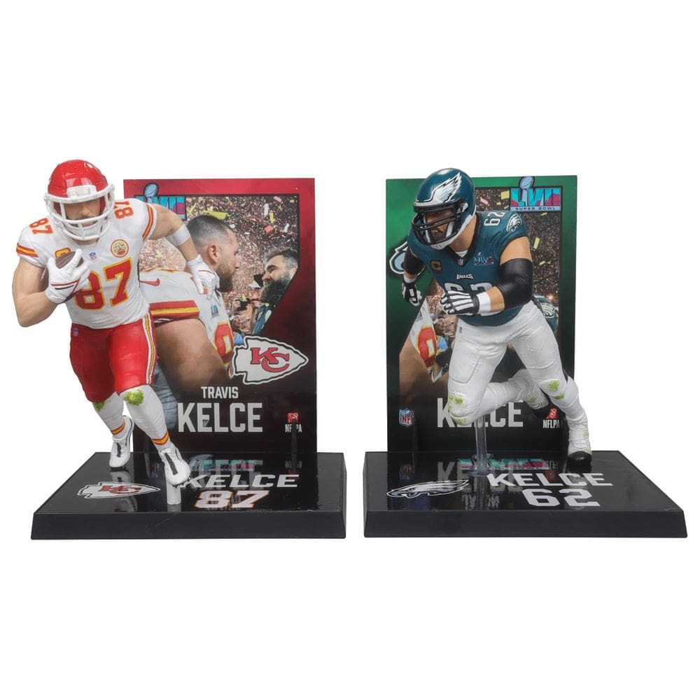 Boneco de ação McFarlane Travis Kelce/Jason Kelce NFL 7