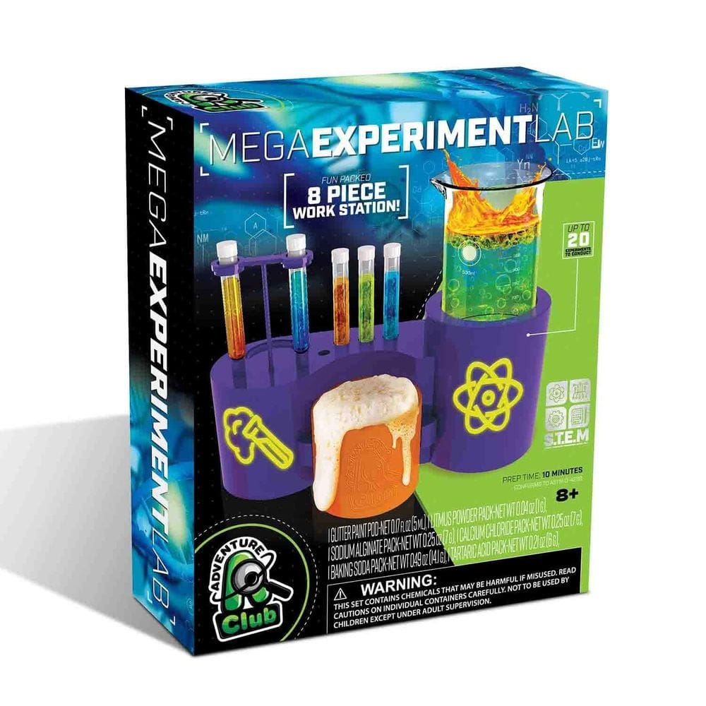 Conjunto de brinquedos para laboratório de química Angel Acade-Me! Clube de aventura para crianças